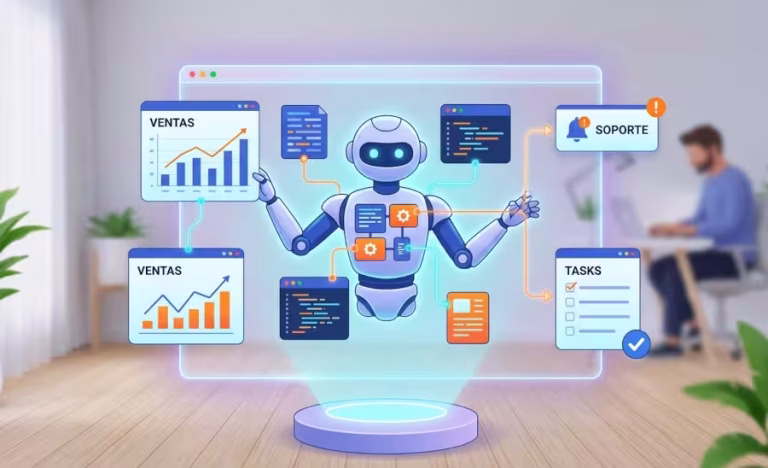 Configuración y uso de un Agente de IA para empresas en 2026.